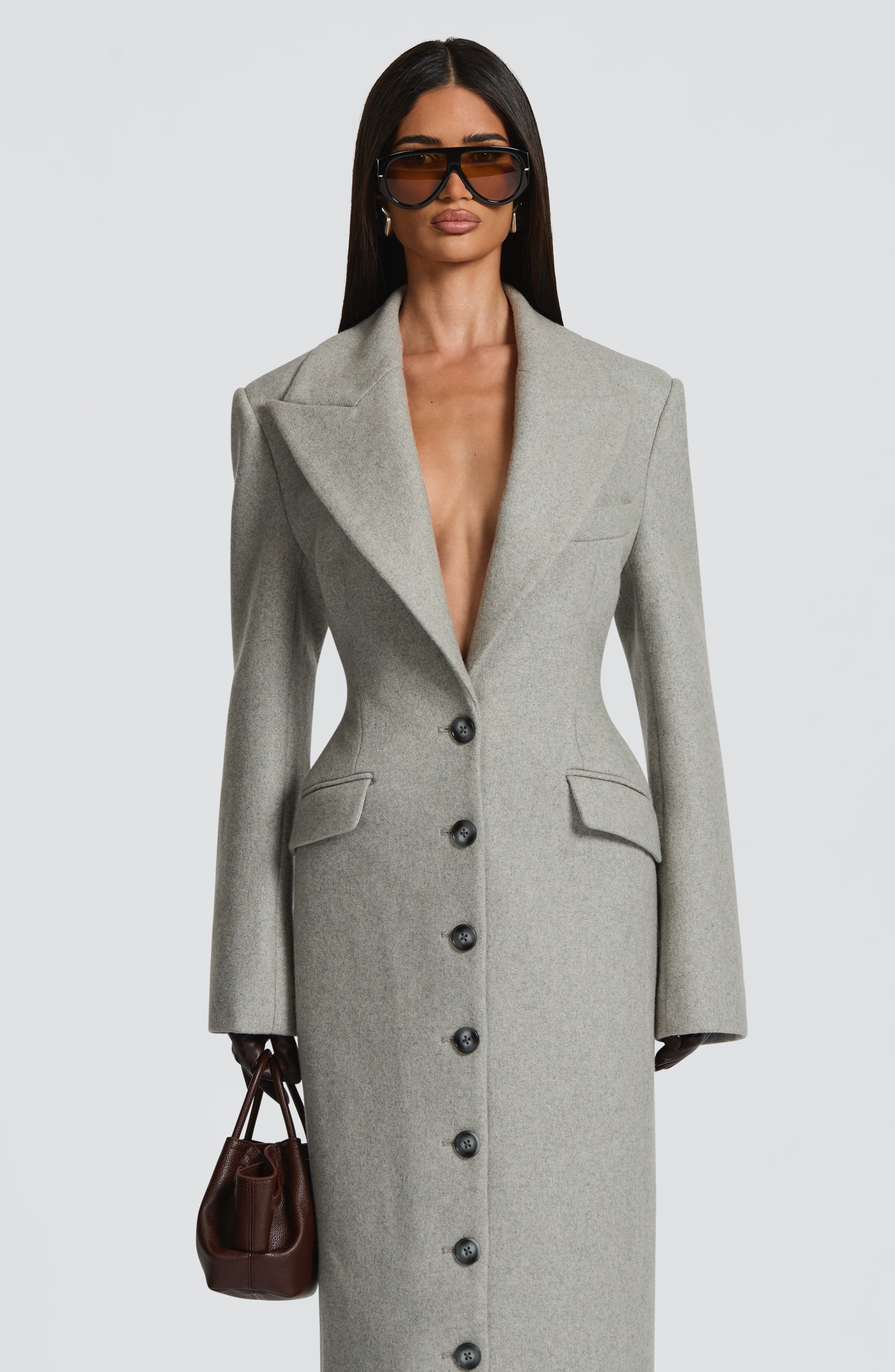Ursula Coat - Light Grey