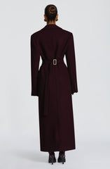 Ursula Coat - Plum